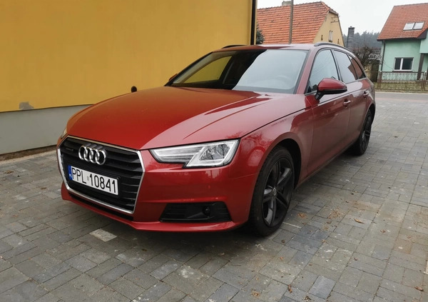 Audi A4 cena 79900 przebieg: 99000, rok produkcji 2016 z Pasłęk małe 29